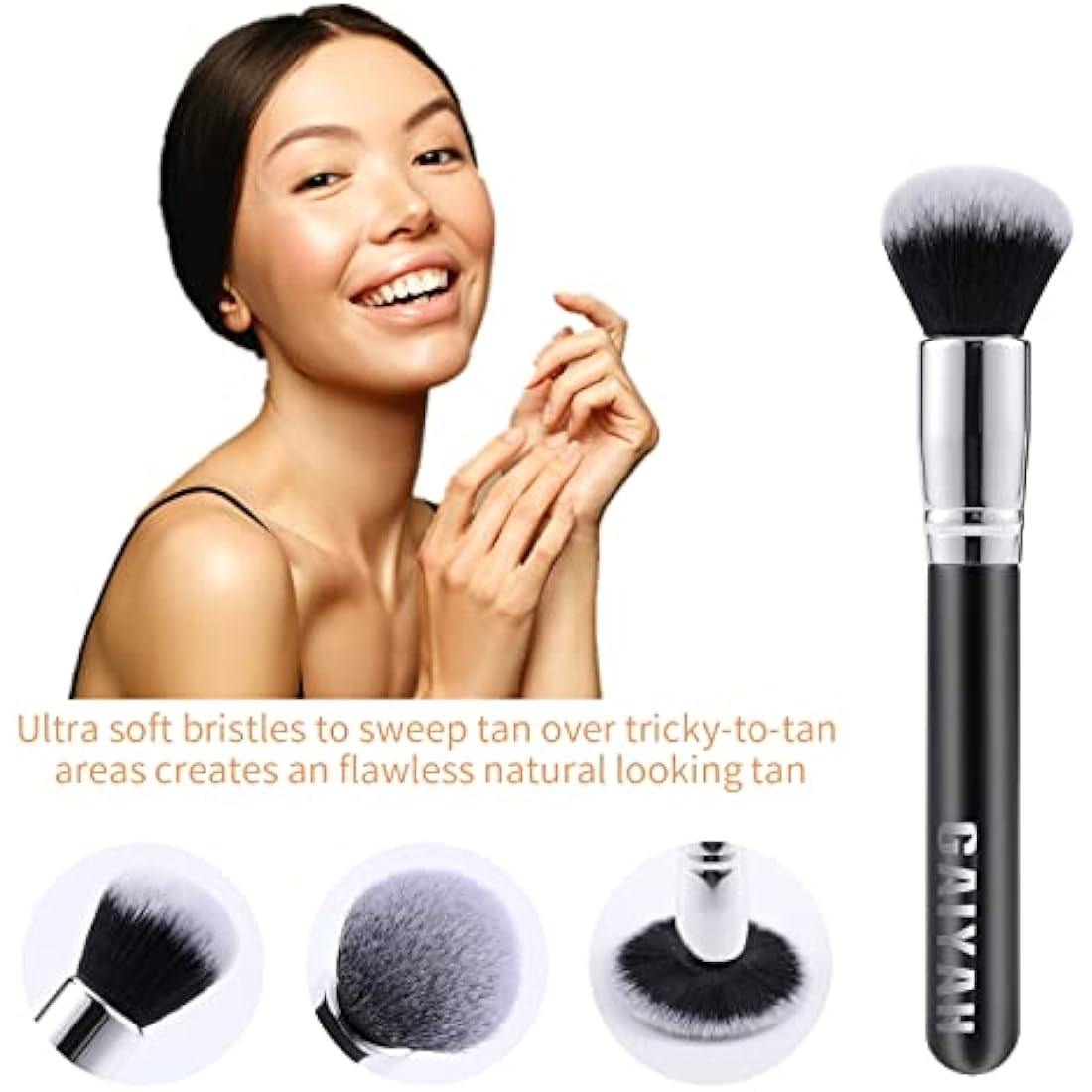 GAIYAH Self Tanning Mitt Kit - 5 in 1 Fake Tan Mitt Set,Self Tan Mit Glove, Tanning Brush, Exfoliating Gloves, Lotion Applicator for Back Tanner Applicator
