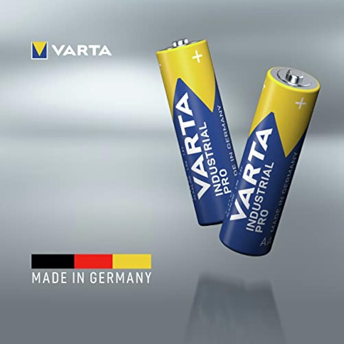 VARTA Industrial Pro AA Mignon Alkaline Batteries LR6 - 100-pack, Made in Germany