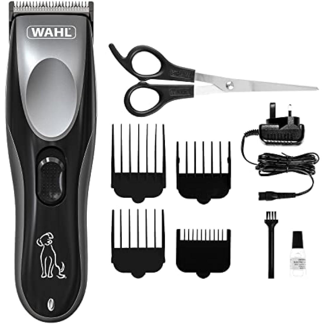 Wahl Performer Dog Clippers, Cordless Dog Grooming Kit, Low Noise and Vibration, Grooming Pets At Home, Ergonomic Design, Precision Ground Blade, AA Battery Included