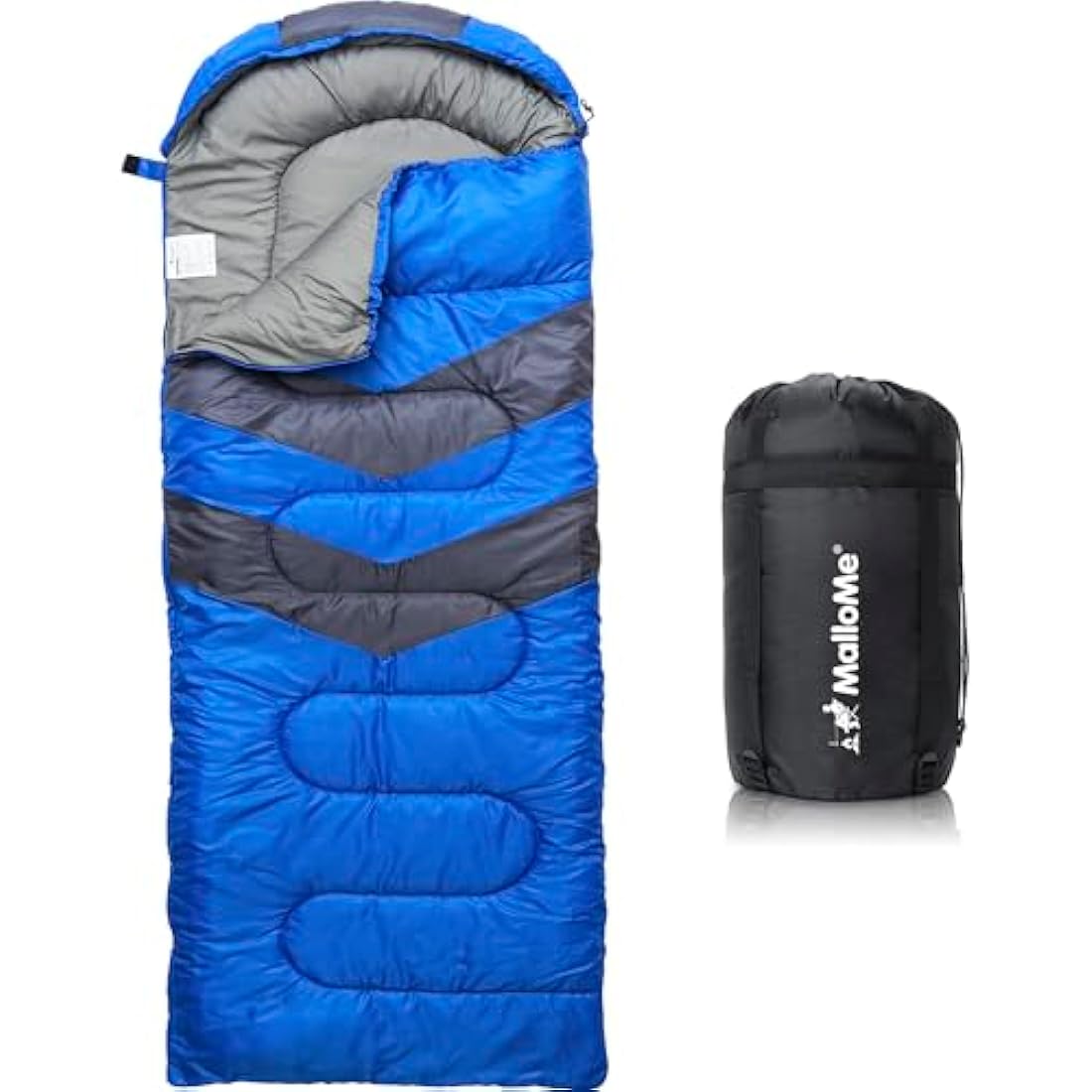 MalloMe Sleeping Bags for Adults & Kids Sleeping Bag 3-4 Season - Ultralight Backpacking Sleeping Bag Cold Weather & Warm, Lightweight Compact, Single Adult Girls Boys Winter Sleep Camping Accessories