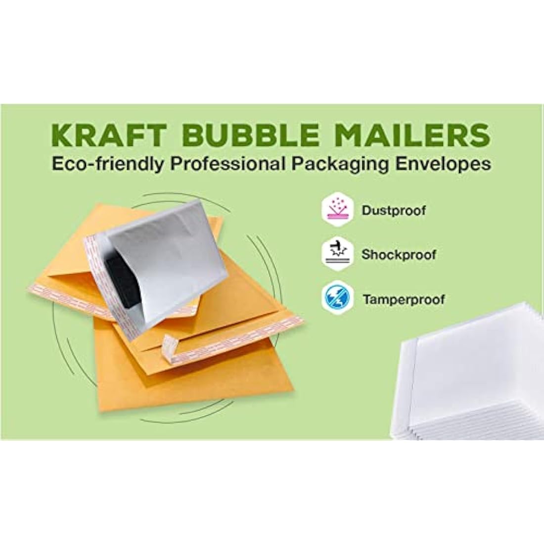 NaXew Padded Envelopes A3, with Easy Tear Strip Peel + Seal Bubble Mailer Bags Postal Wrap Envelope Cushioned Protective Packaging 300 x 445 (White A3, 10pcs)