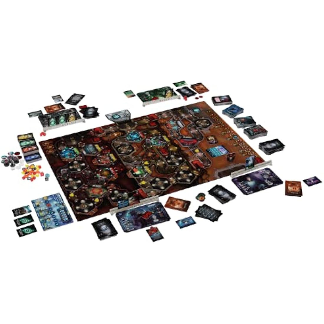 Awaken Realms Asmodee Nemesis: Lockdown, Dungeon Crawler Expert Game, 1-5 Players, From 14+ years, 60-180 Minutes, Language: German