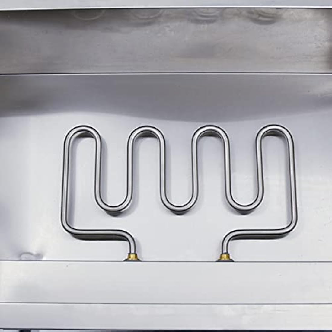 Commercial Food Warmer Stainless Steel Bain Marie Buffet Warmer 1500W, Temperature Range 30-85 °C, GN 1/6 Containers -150mm x6 Pans with Lids, Drain Tap