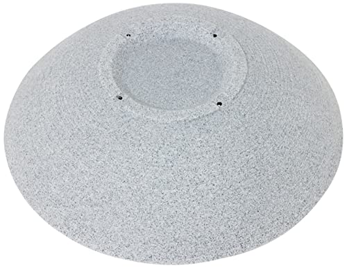 Stewart 5110077 Low Varese Bowl - Alpine Grey, 60x60x15 cm