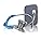 MDF Starry Night ProCardial Cardiology Stethoscope, Lightweight Titanium, Adult, Dual Head, Starry Night Tube, Titanium Blue, METALIKA Chestpiece-Headset, MDF797TSNMT + Travel Case