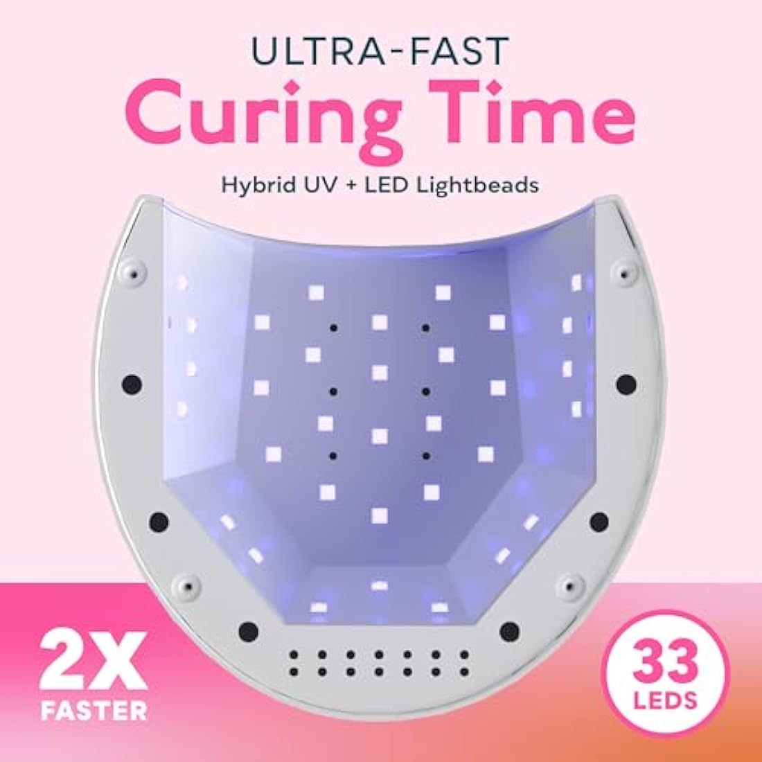 SUNUV UV Nail Lamp, 48W Professional UV Light for Gel Nails with Timer and Sensor, Manicure and Pedicure Nail Art Tools for Home and Salon