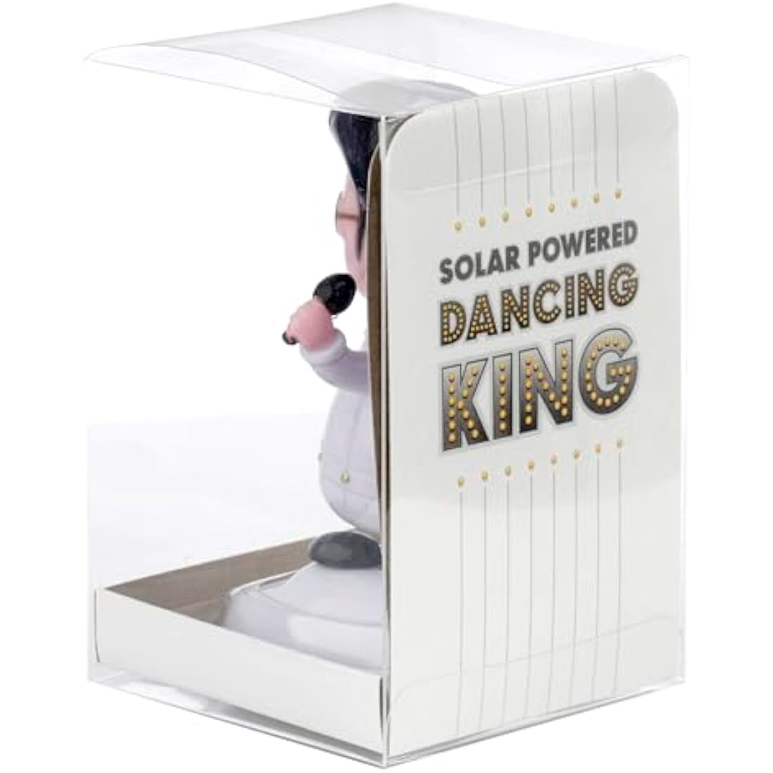 Puckator The King Solar Pal - Home Office Table Desk Dashboard Car Decor Decoration - Gift Ideas - Gifts For Teenage Old Boy Girl Dad Mums - Powered KIds Toys Toy Figure Figures