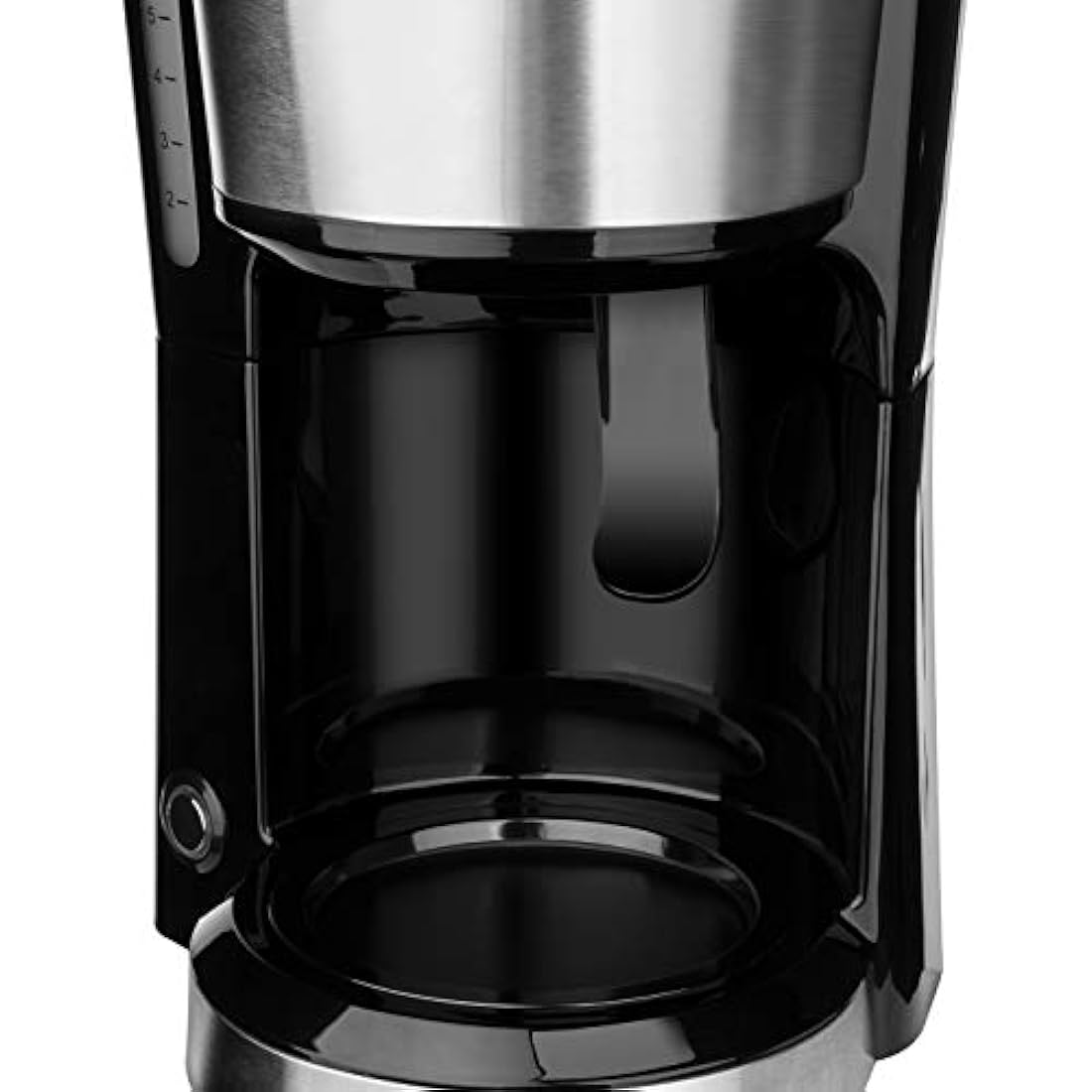 Russell Hobbs Kaffeemaschine Klein [Brausekopf für optimale Extraktion&Aroma] Compact (1 bis 5 Tassen, 0,6l Glaskanne, inkl Permanentfilter, Warmhalteplatte) kompakte Filterkaffeemaschine 24210-56