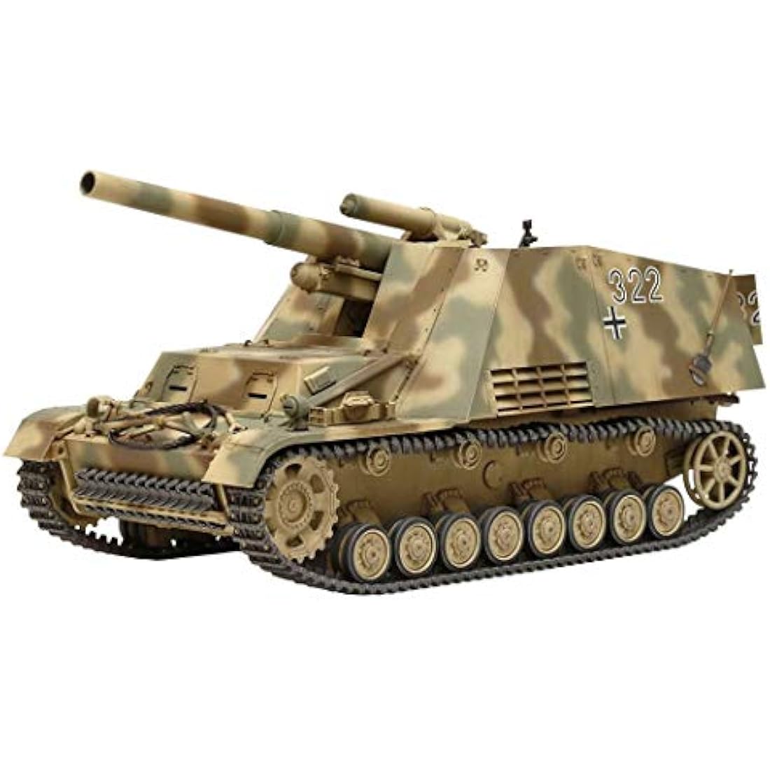 TAMIYA 35367 – 1:35 German Tank Howitzer Hummel (3) Sp.Prod., Model Building, Plastic Kit, Crafts, Hobby, Gluing, Plastic Kit, Ochre
