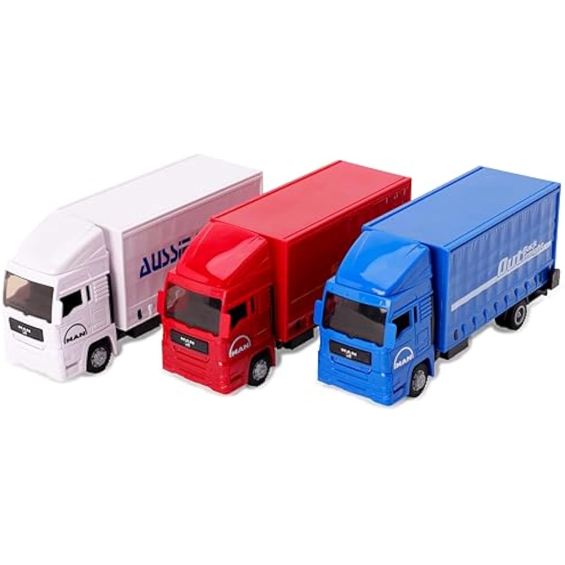 Toyland®- 15cm(6") MAN Freight Truck And Forklift - Transport Goods -Load And Go - 1:48 Scale - Kids Toys (One At Random)