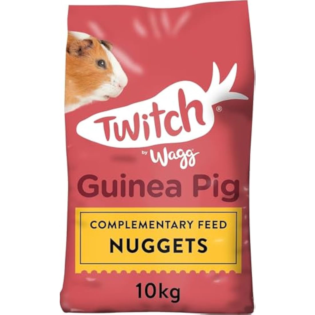 Wagg Twitch Guinea Pig Food 10kg - Complementary Feed Nuggets