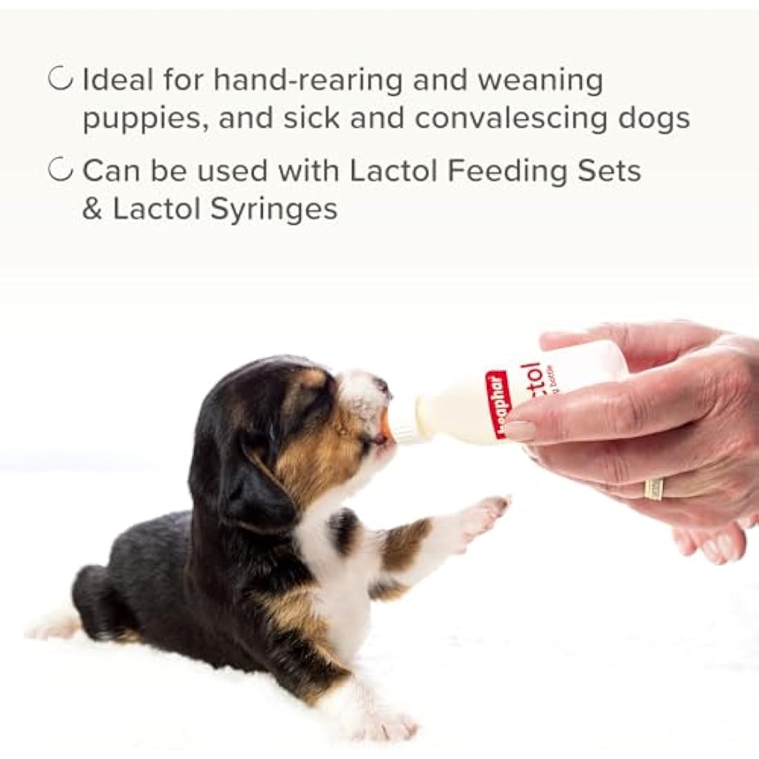 Beaphar - Lactol Puppy Milk 500g - Milk Replacer & Complete Feed for Newborn & Weaning Puppies - For growth & development - Contains DHA, Vitamins & Minerals - Ideal for Hand-Rearing - Use from Birth