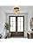 FORCOSO Rattan Ceiling Light 3 Lights, Boho Lamp Light Shade Rattan Lampshade, E27 Vintage Chandelier Light Fitting, Rustic Ceiling Lamp Fixtures for Living Room Bedroom Dining Table Kitchen Hallway