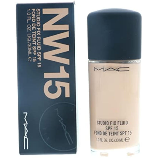 M.A.C Studio Fix Fluid Foundation SPF 15 NW15, 1 Ounce