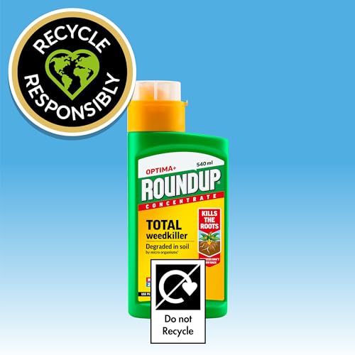 Roundup Optima+ Total Weedkiller, Concentrate, 1 Litre