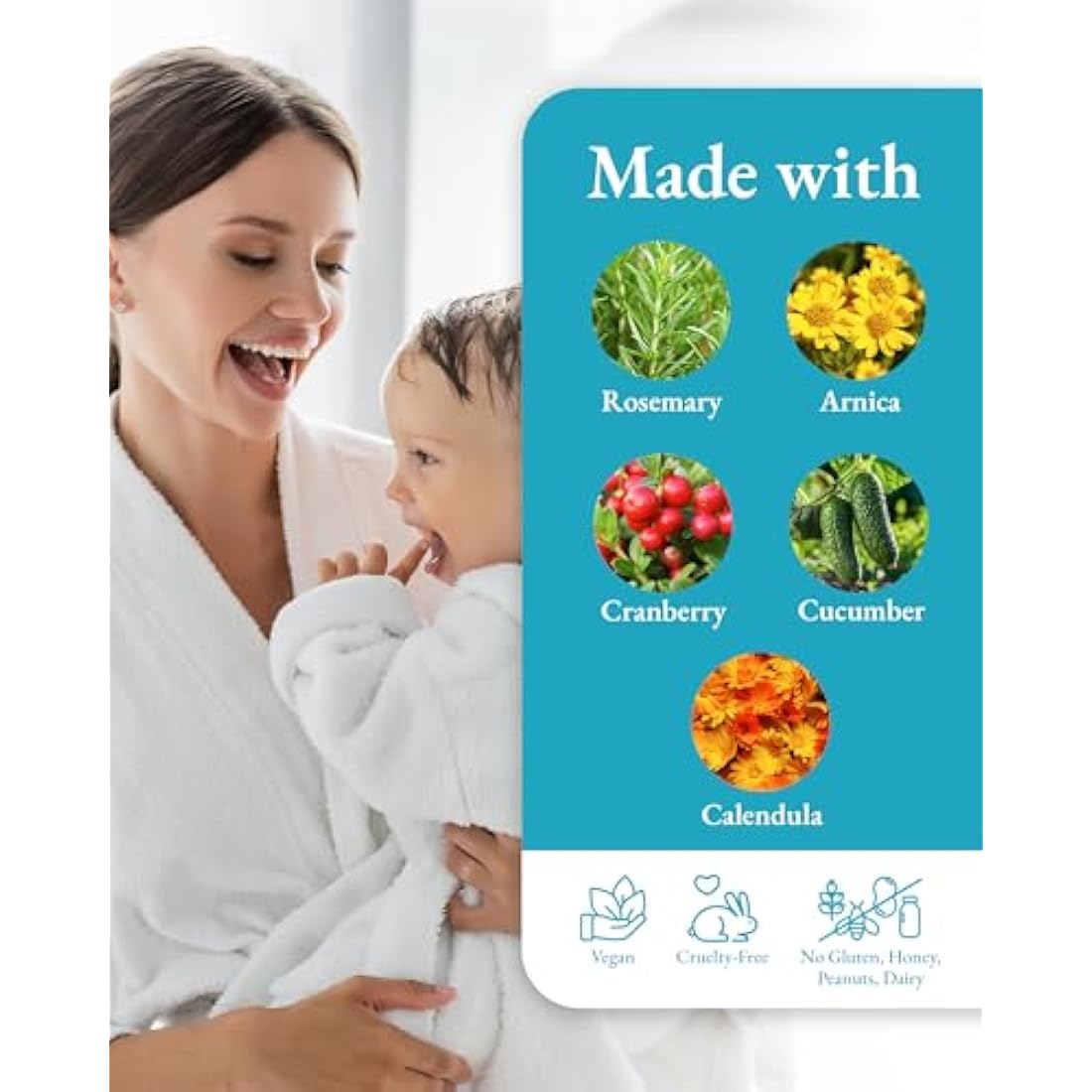 Kids Shampoo and Body Wash - Original Sprout Hair & Body Babywash - 2-in-1 Adults & Kids Bath Wash with Calendula, Rosemary, Arnica & Other Botanicals for Clean Hair & Supple Skin - 946ml
