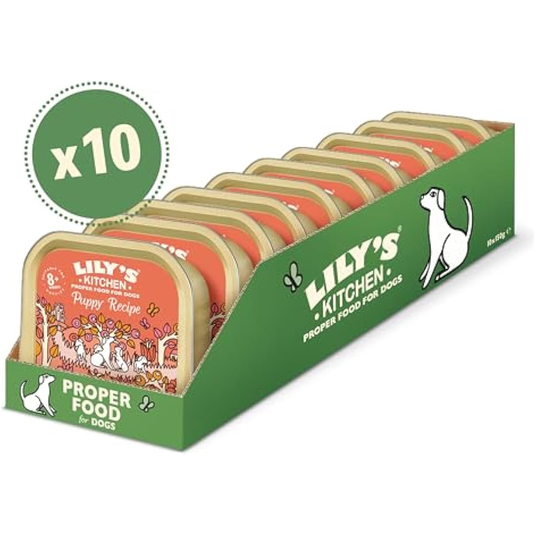Lily’s Kitchen Made with Natural Ingredients Puppy Recipe With Chicken Wet Dog Food Tray (10 x 150g)