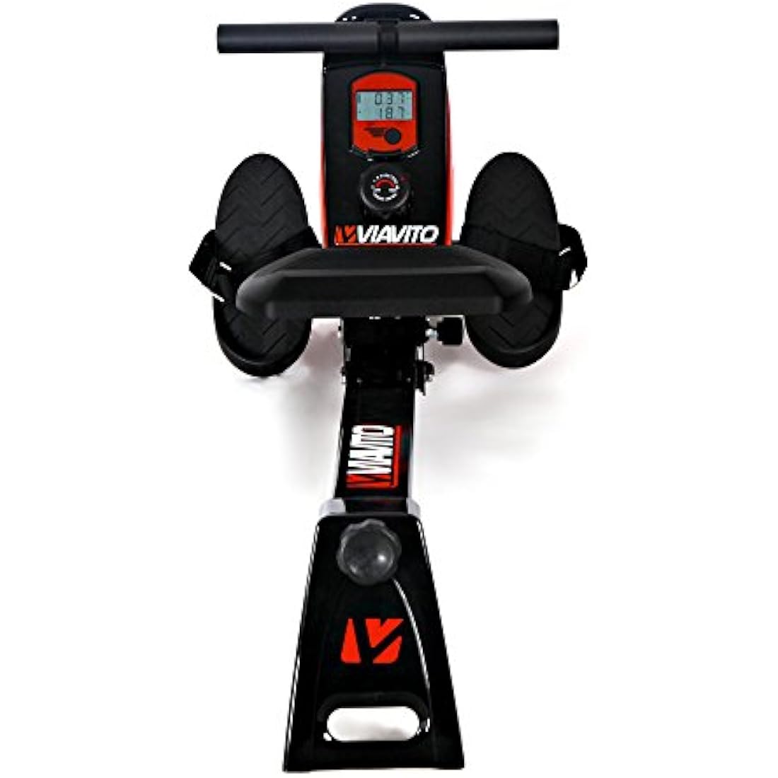 VIAVITO Sumi Folding Rowing Machine, Home Gym Equipment, Cardio Machine, 10 Levels Silent Magnetic Resistance, LCD Display, 7kg Flywheel, Ergonomic Design, 2Y Warranty, Perfect for Full-Body Workout