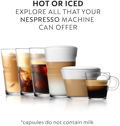 Nespresso Capsules - Arpeggio Decaffeinato - 50 Capsules, 5 Sleeves - New Decaf variety