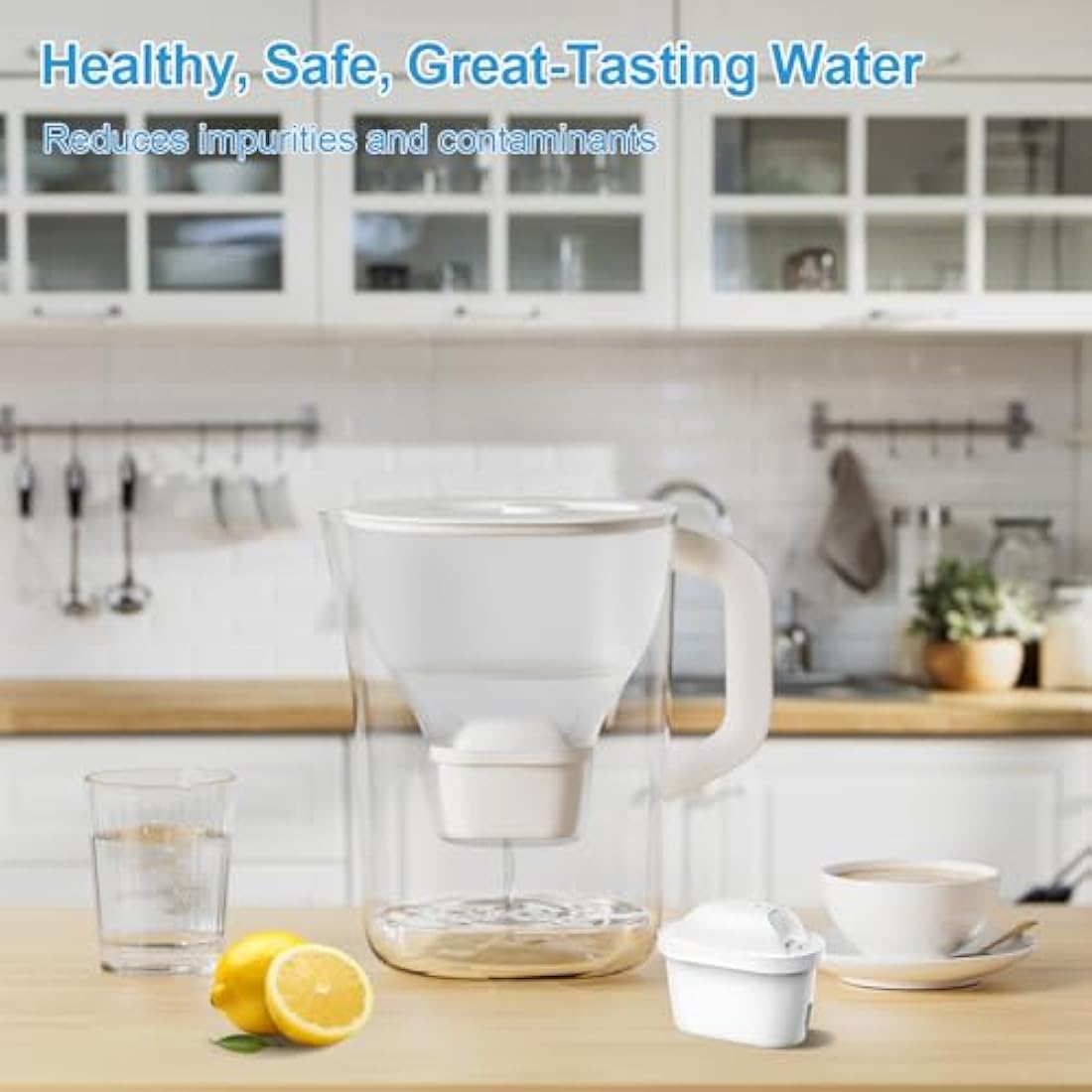 BREOILUTLE Water Filter Cartridges Compatible with Brita® Marella® Jug Kettle, Water Filter Replacement for Brita® Maxtra+® Plus Maxtra Pro® All-in-1 Reduces Impurities (12)