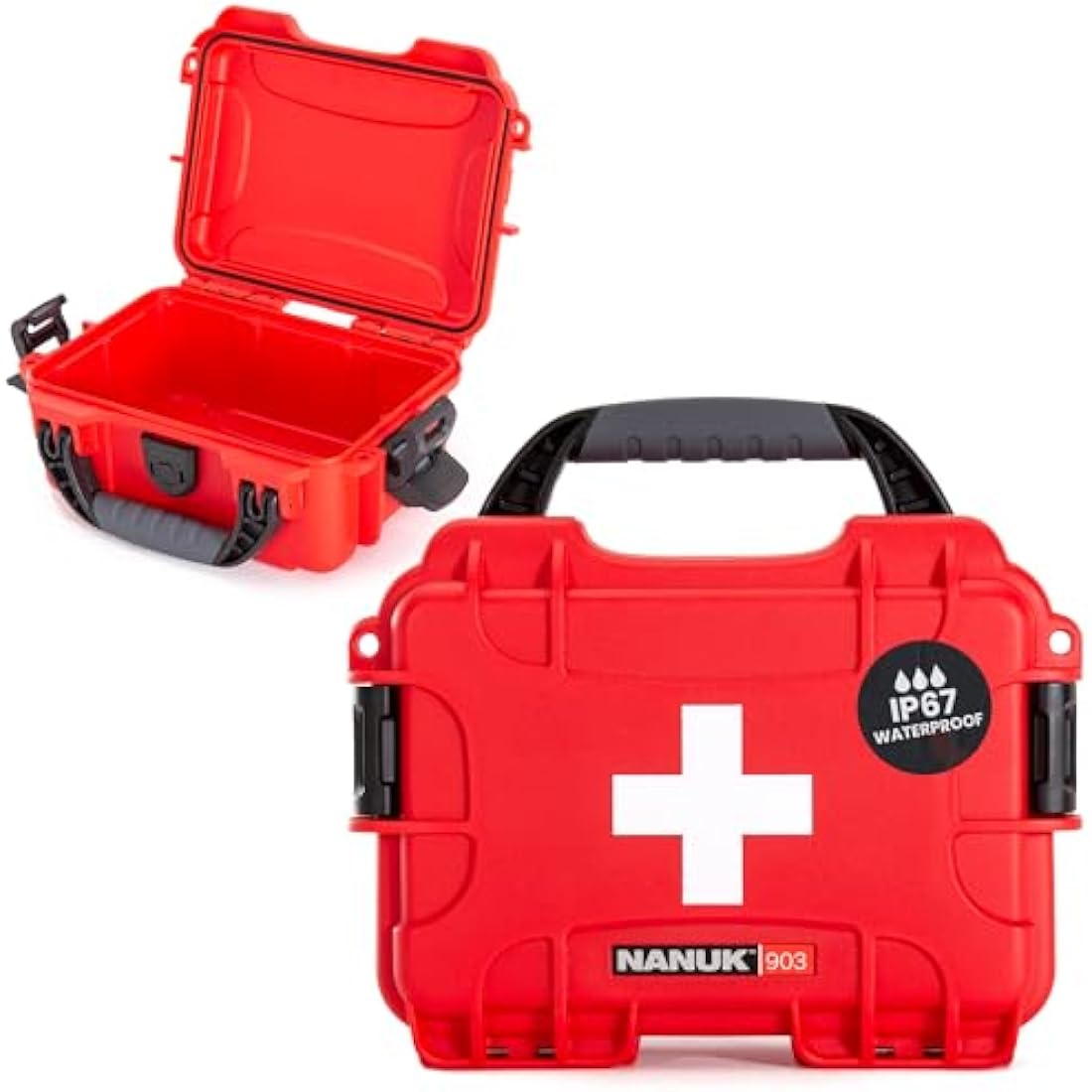 Nanuk 903 First Aid Waterproof Hard Case - Red