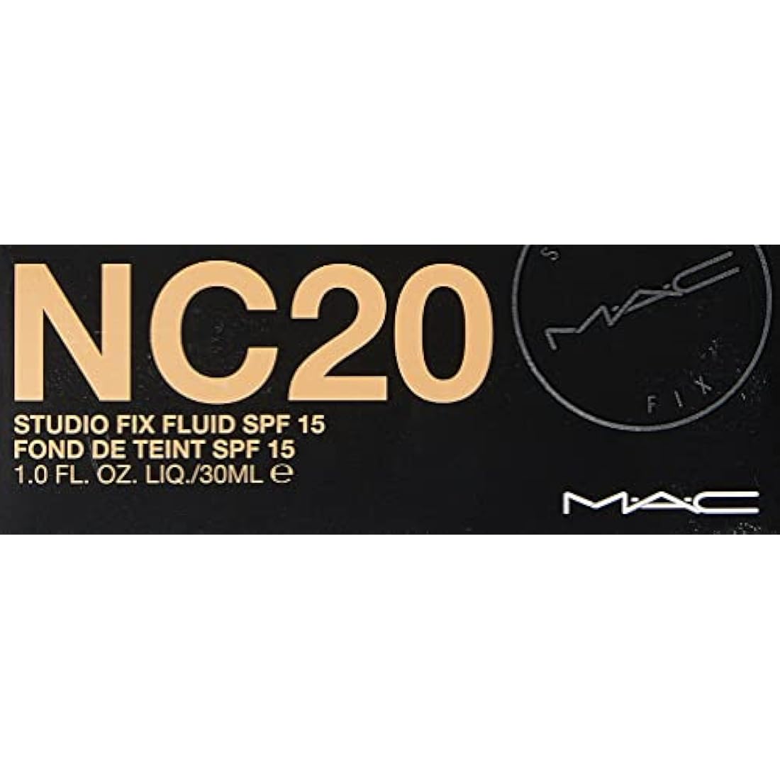 MAC Studio Fix Fluid Foundation SPF15 NC20
