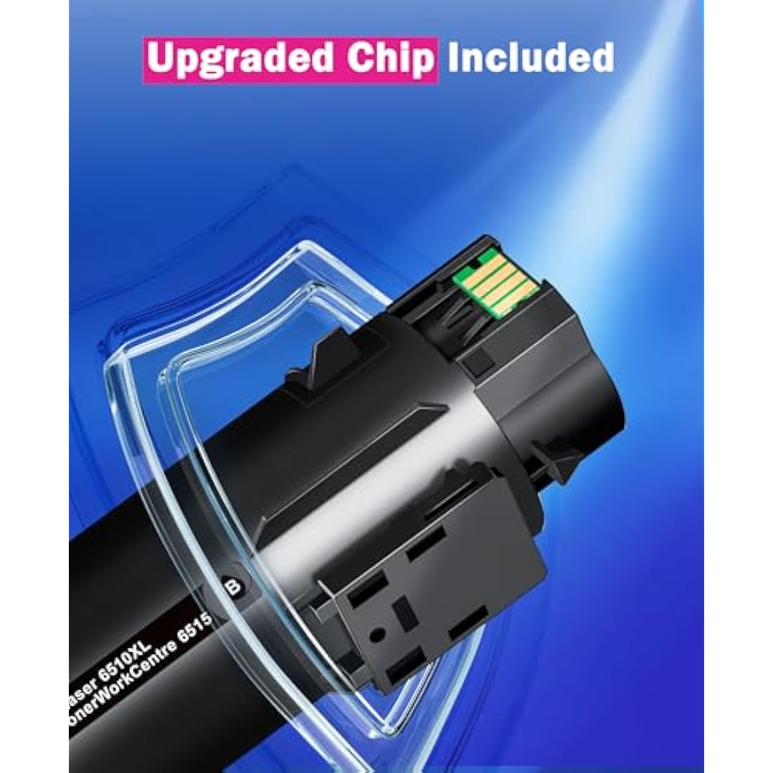 SODFACE 6510 6510XL Toner Cartridges Compatible for 6510 6515XL Xerox WorkCentre 6515 Toner 6515 6515N 6515DN 6515DNI 6515DNM Phaser 6510DN 6510DNI 6510N Printers (4 Pack, Black Cyan Yellow Magenta)