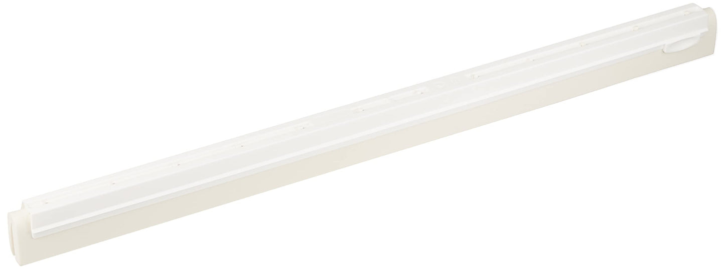 Vikan 77745 Foam Rubber Double Squeegee Blade, 24", White