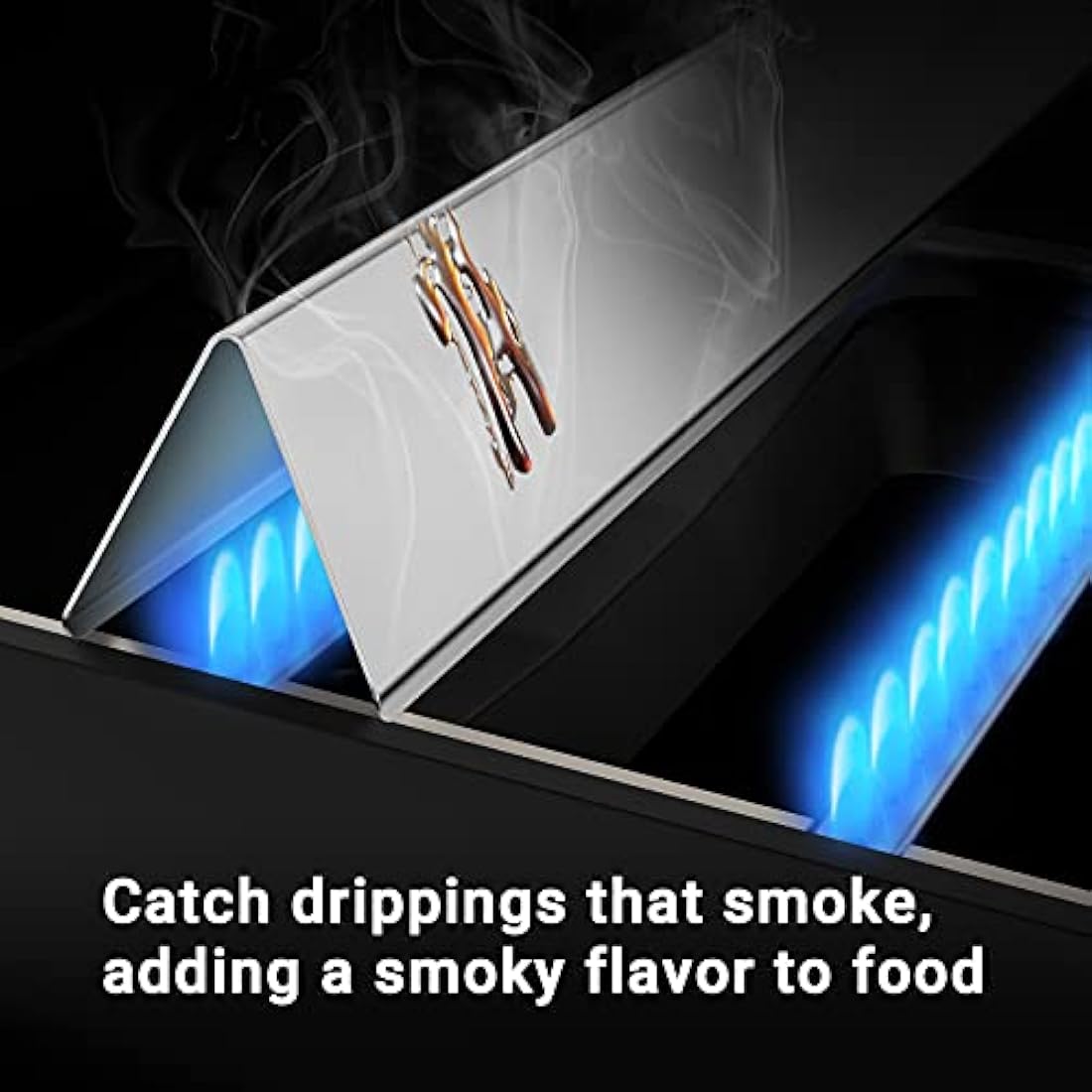 onlyfire Stainless Steel Flavorizer Bars for Weber Spirit 300 Series Gas Grill (Front Mounted Control Panel) - 7636