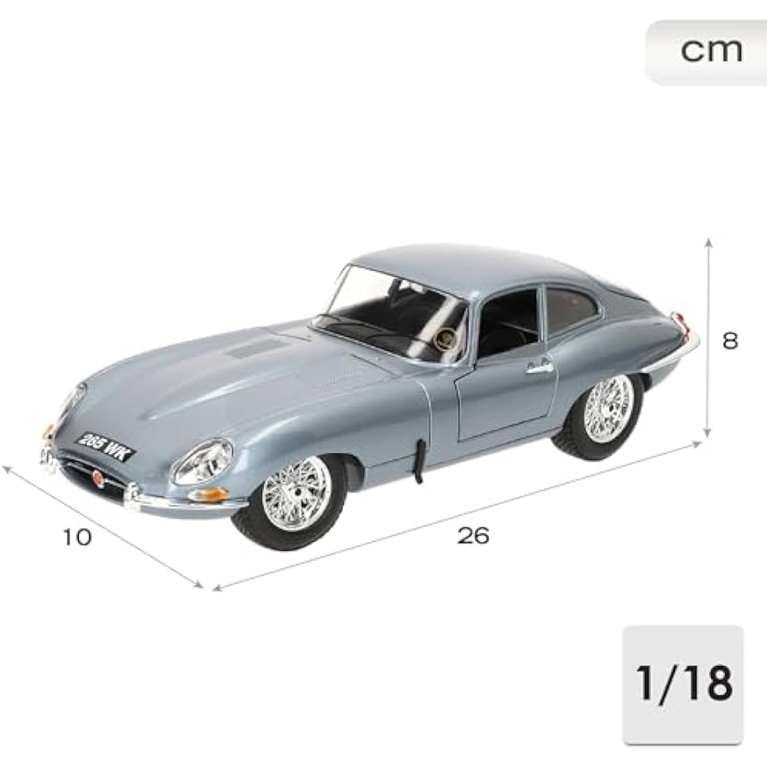 Bburago 1:18 Gold Jaguar "E" Coupe (1961)
