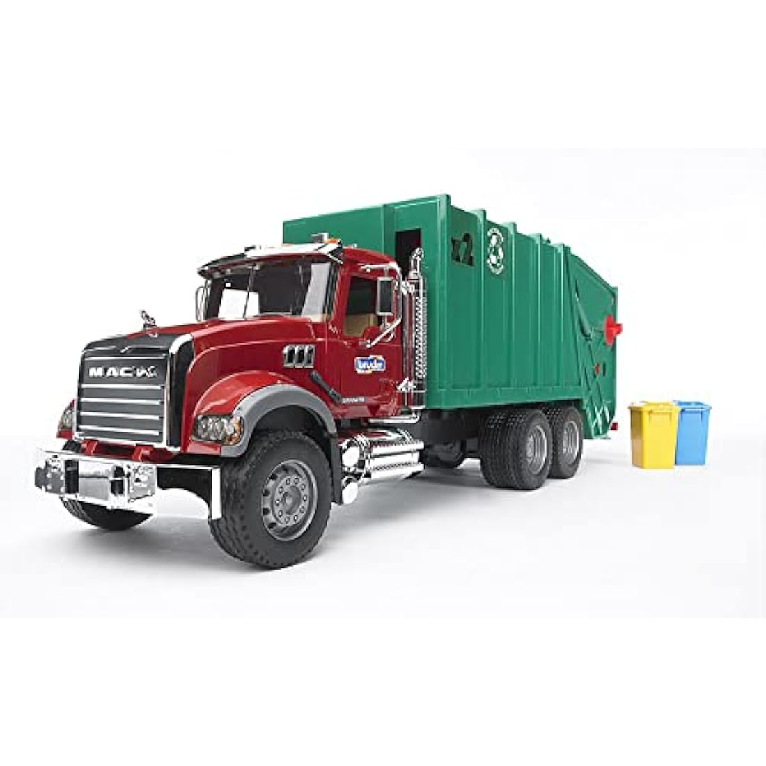 MACK Granite Garbage Truck (Red/Green)