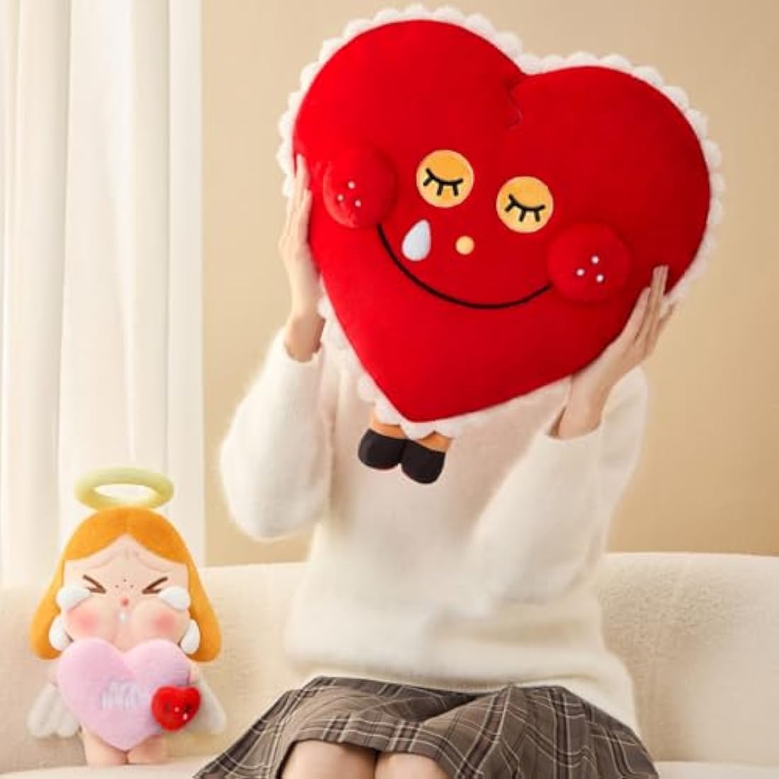 POP MART CRYBABY Crying for Love Series-Plush Gift Box 1Box Premium Design Gifts for Women Fan-Favorite Collectible Chic Art Toy Action Figure