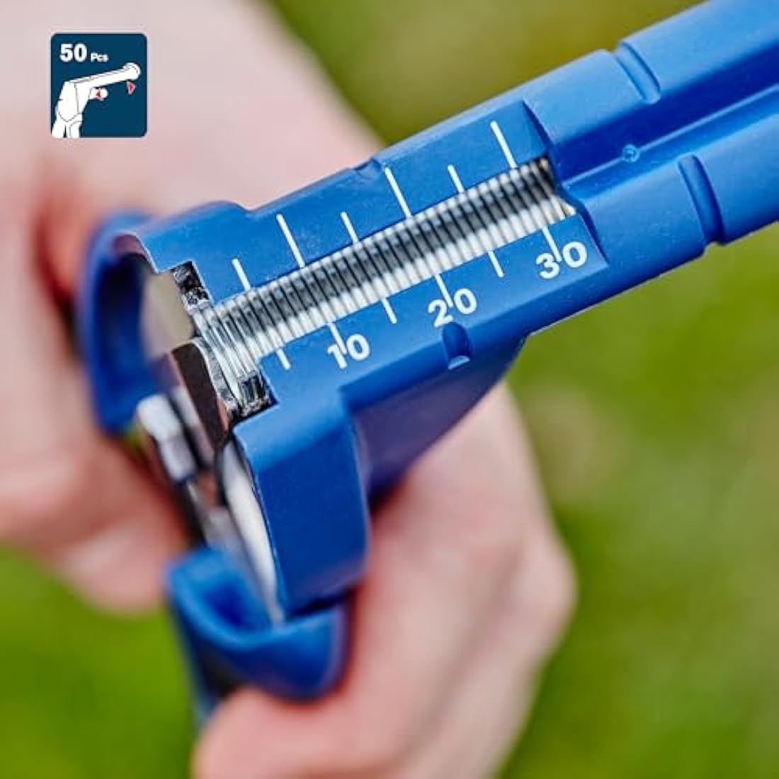 Rapid FP216 Fence Pliers for VR16 Fence Hogrings with High Capacity Magazine, Ergonomic Soft Handle, and Easy Storage Features (23467900)