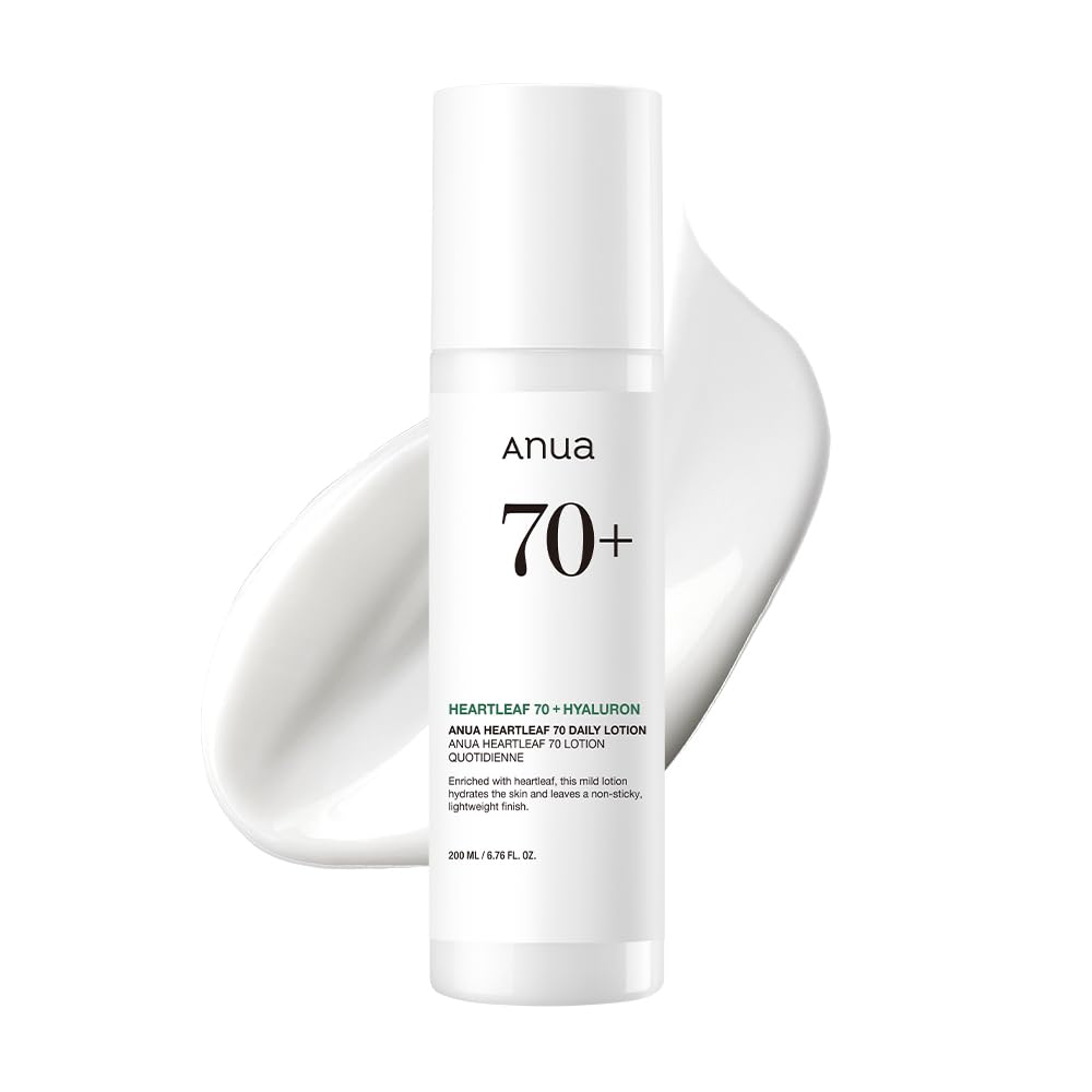 ANUA Heartleaf Daily Lotion, Face Moisturizer with Hyaluronic Acid for Sensitive Skin, Lightweight, Korean Skin Care 200ml/6.76fl.oz.
