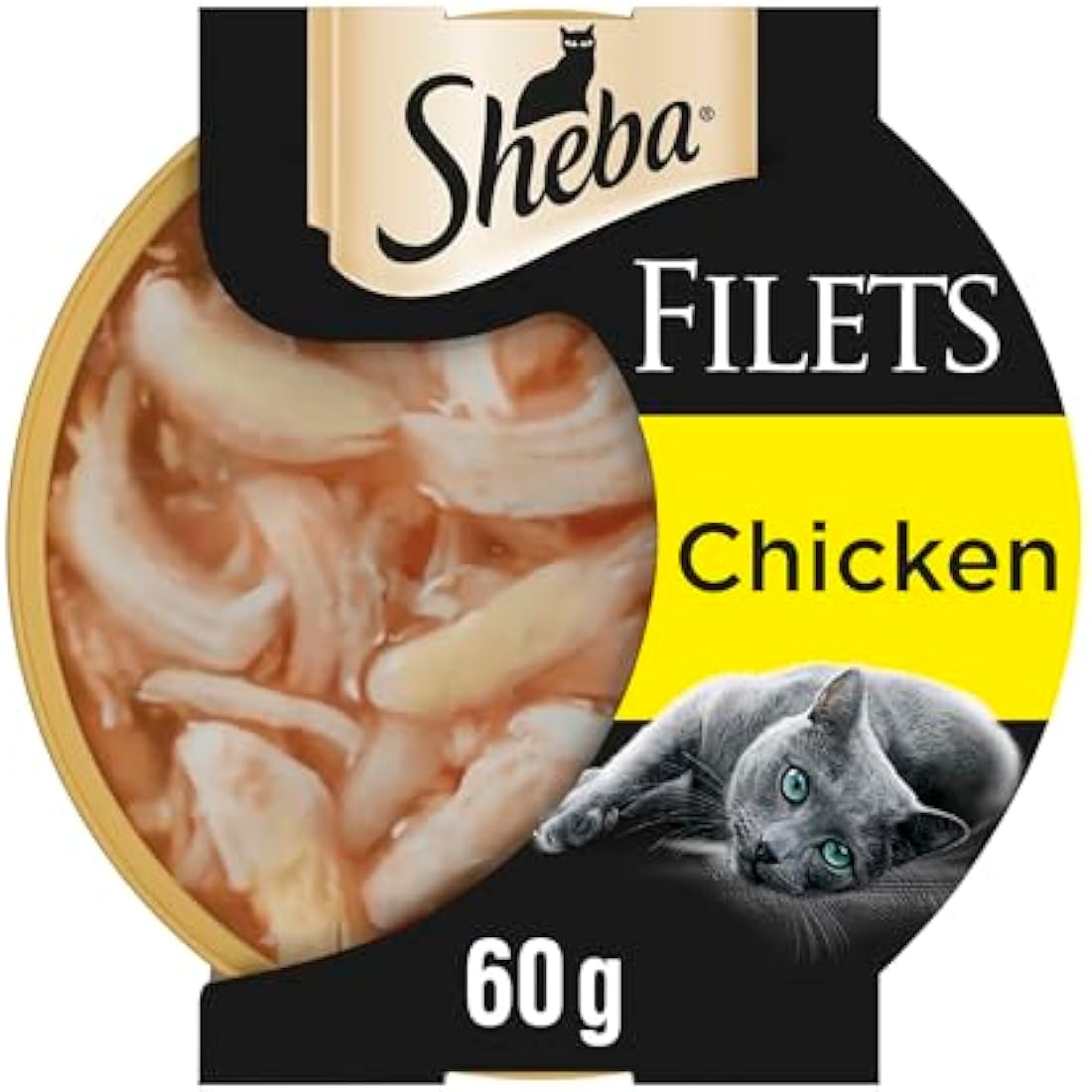 Sheba Fillets Cat Food Tray with Chicken in Gravy 2x16x60g
