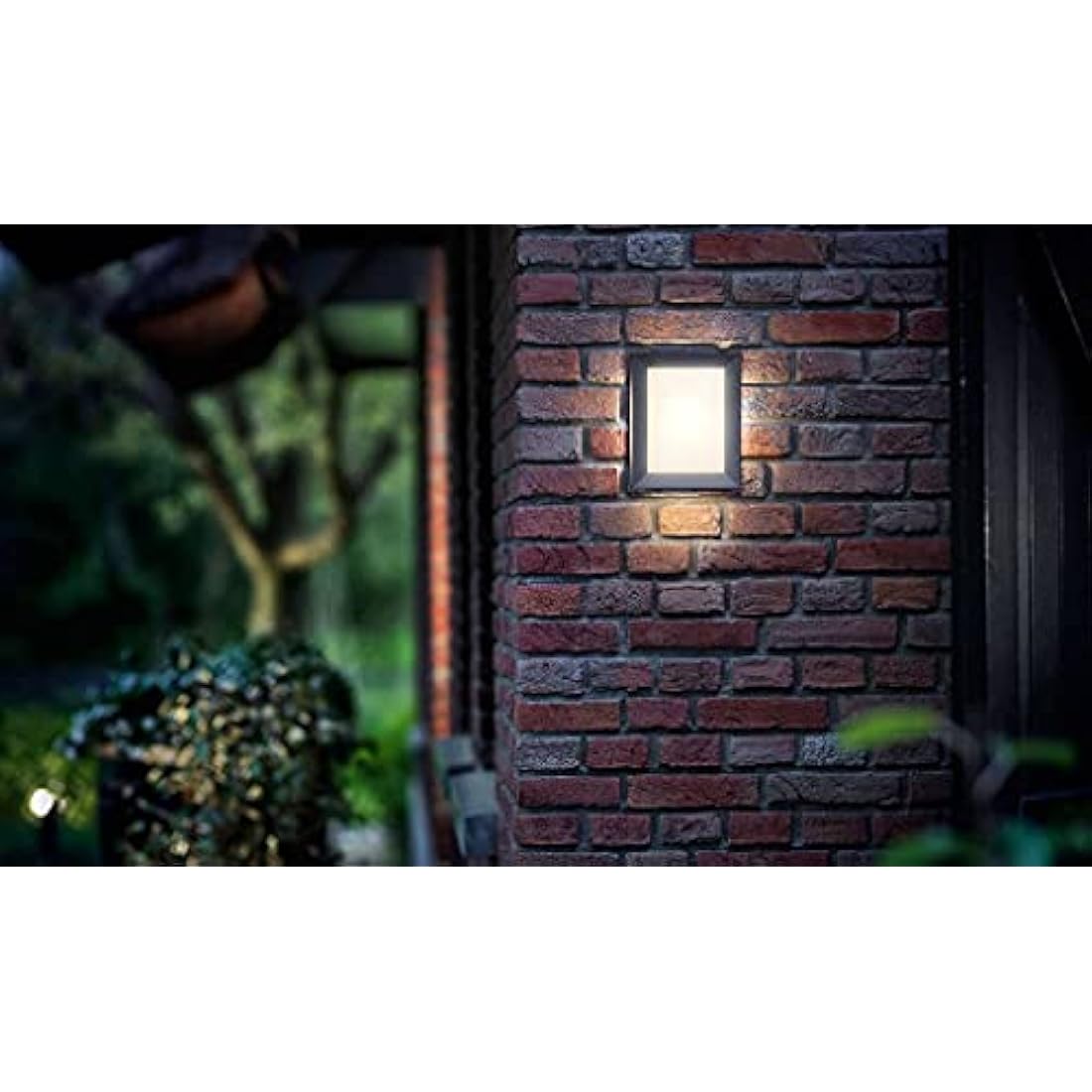 Philips LED Karp Outdoor Wall Light [Anthracite Grey - Warm White] 6W For Garden, Patio and Terrace Lighting