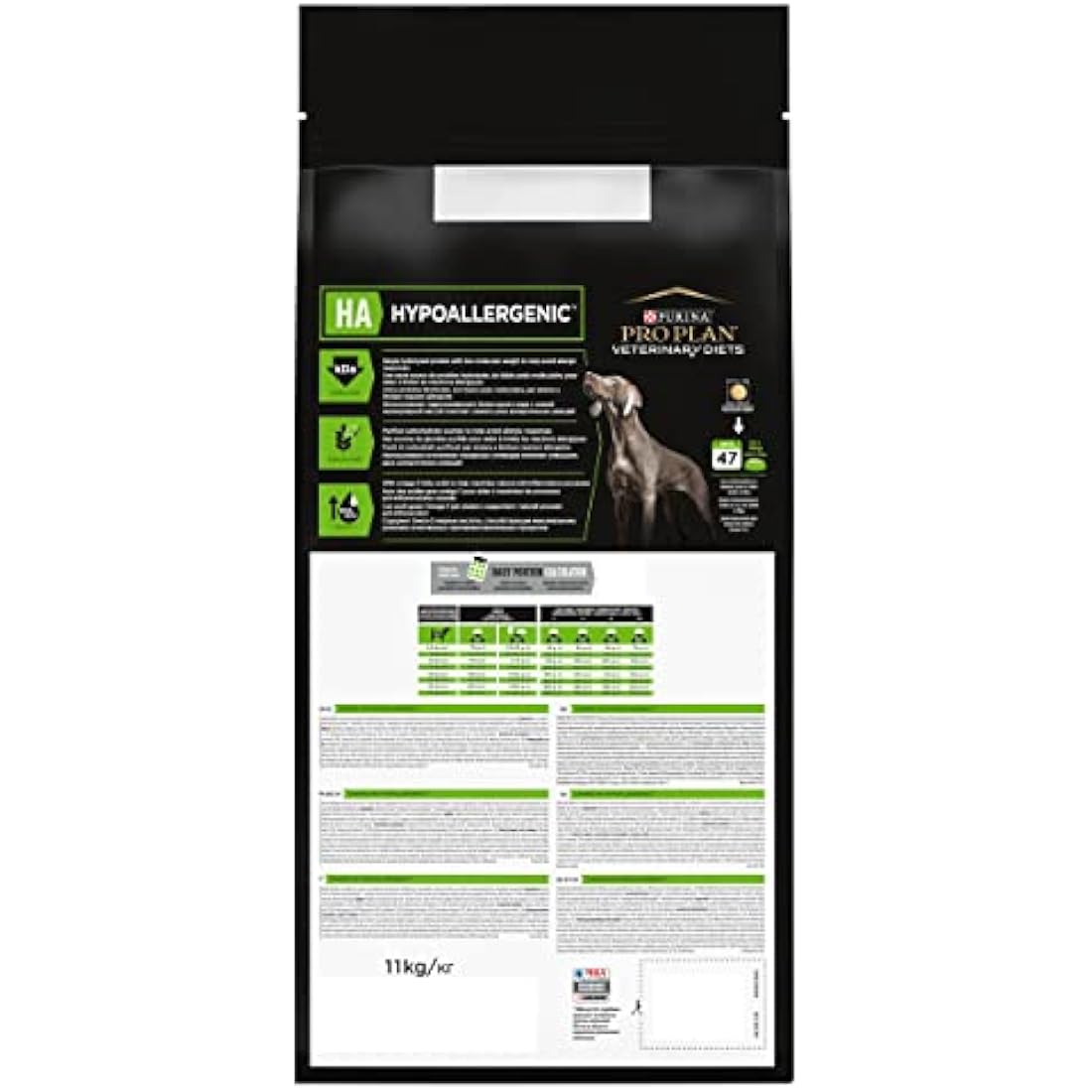 PRO PLAN VETERINARY DIETS HA Hypoallergenic Dry Dog Food 11kg