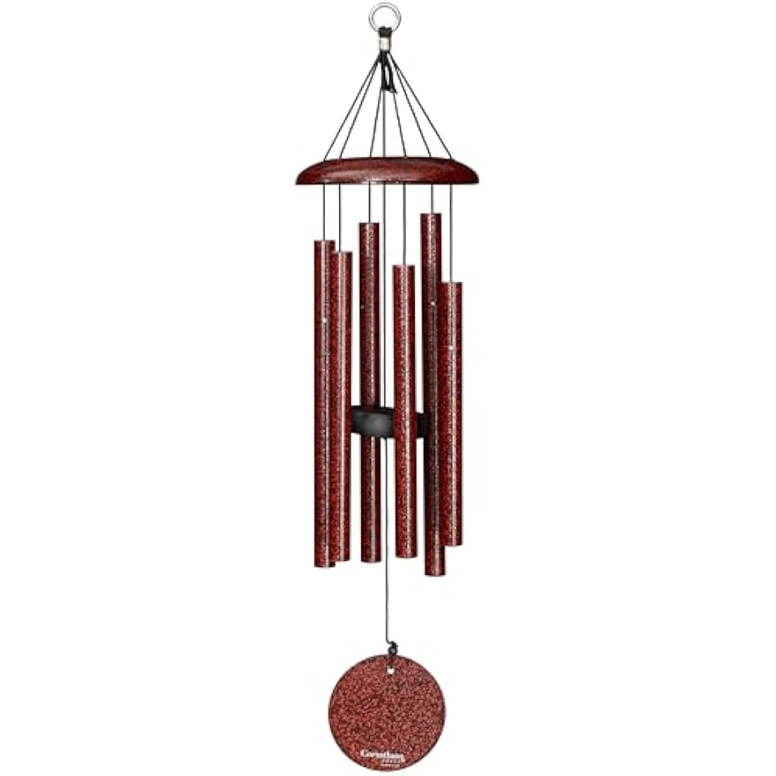 Corinthian Bells by Wind River - 27 inch Ruby Splash Wind Chime for Patio, Backyard, Garden, and Outdoor Decor (Aluminum Chime) Made in The USA