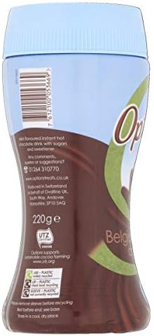 Options Mint Hot Chocolate Drink (Multipack of 6 x 220 g Jars)