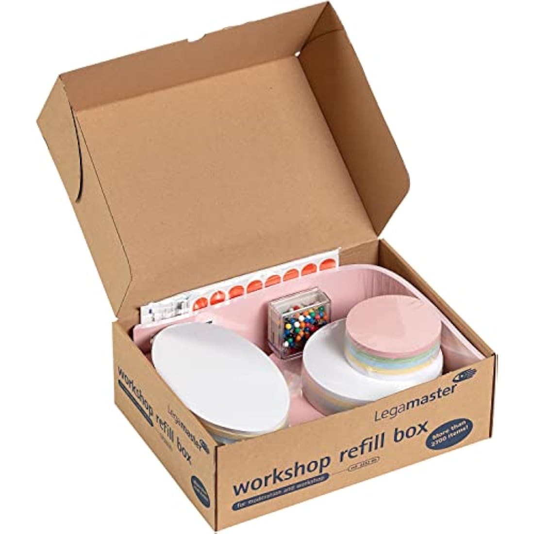 Legamaster workshop refill box - 2700 pieces ideal for facilitating all kind of workshop for trainers, coaches, facilitators, teacher