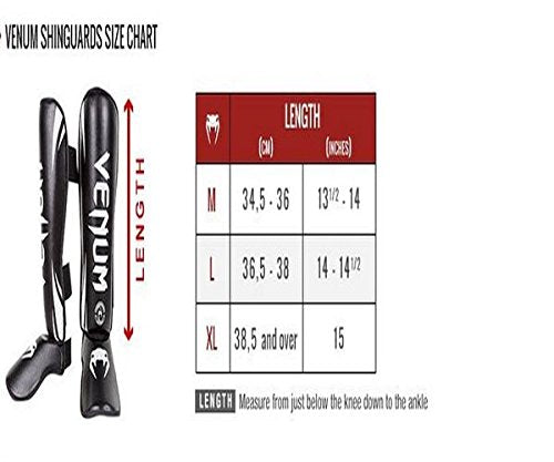 Venum, Challenger Standup Shin Guards, Men's, XL, Matte/Black