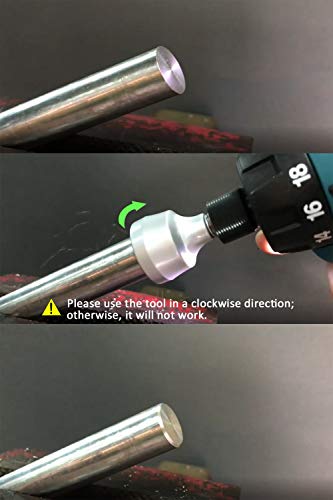 ORX PLUS TOOLS Deburring External Chamfer Tool, with HSS Blade, Deburring Drill Bit, Remove Burr Tools Quick Release Shank Fits for 1/8"-3/4"(3mm-19mm)