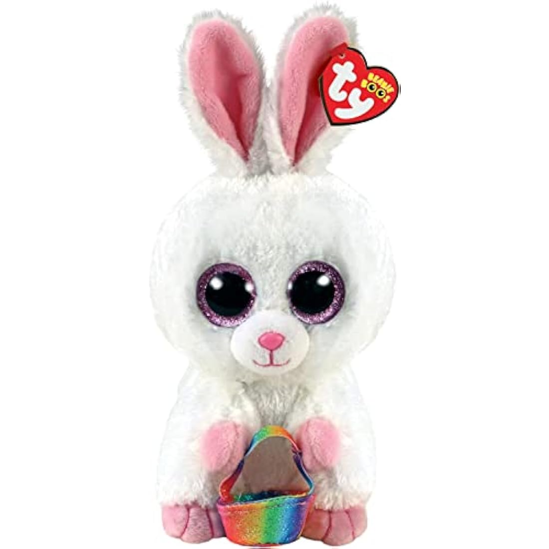 TY Toys Beanie Boo's Easter Bunny Sunday - 15 CM White 2008714