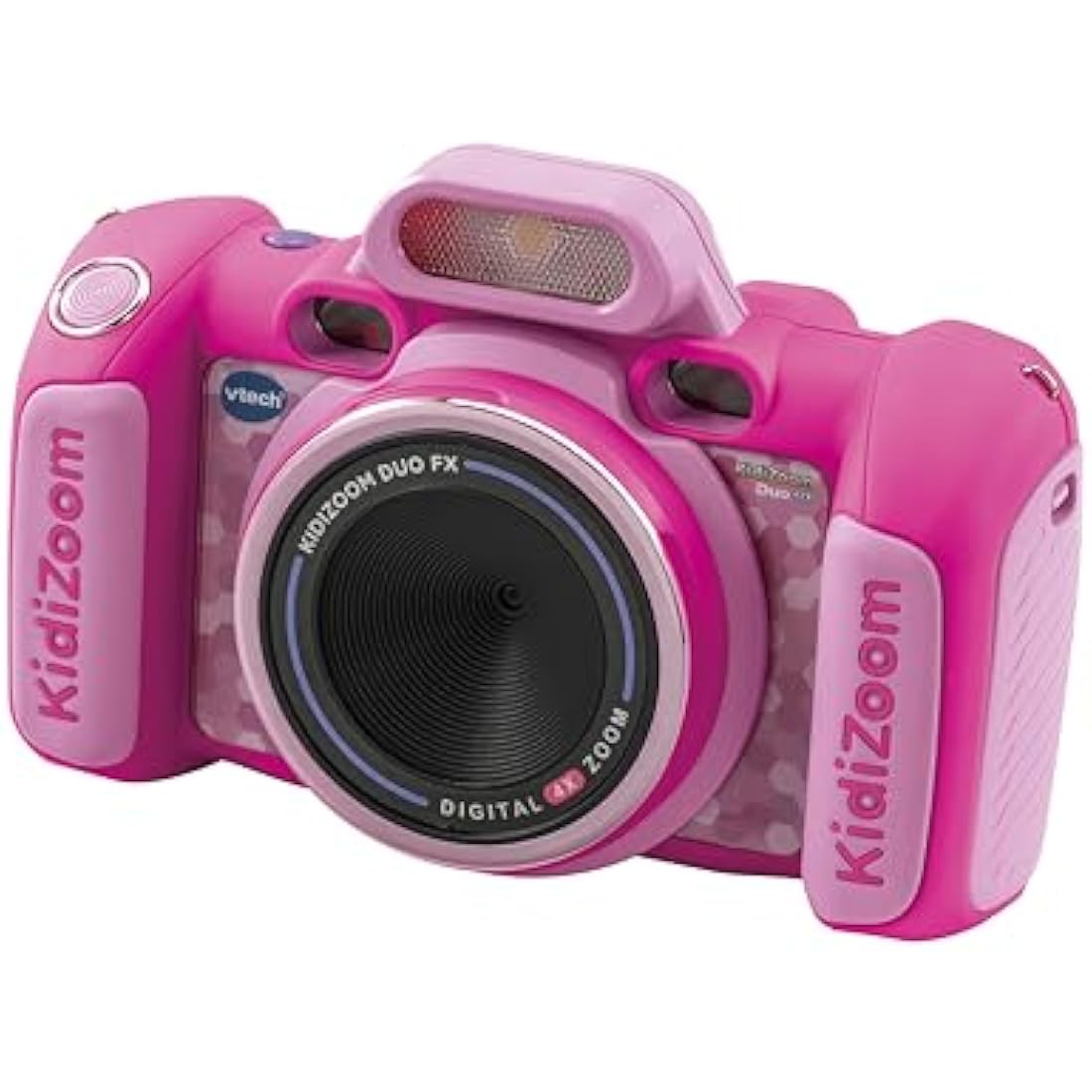 VTech KidiZoom Duo FX, Kids Camera with Colour Screen, 8MP, Photos, Selfies & Videos, AR Filters, 20 games, 75 photo & video effects, filters & frames, for Infants aged 3, 4, 5, 6, 7 + years, Pink