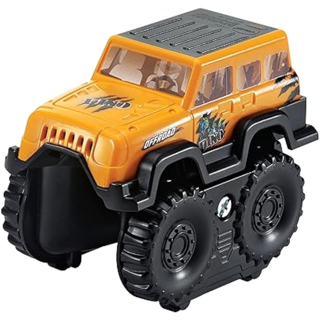 VTech Car-Board Racers Off-Roader & Track, Cardboard Race PlaySet with Stunt Jump for Kids, Off Road Car, Dinosaur Tunnel & Bridge, Vehicle Fun For Children Age 5, 6, 7 + Years, English Version