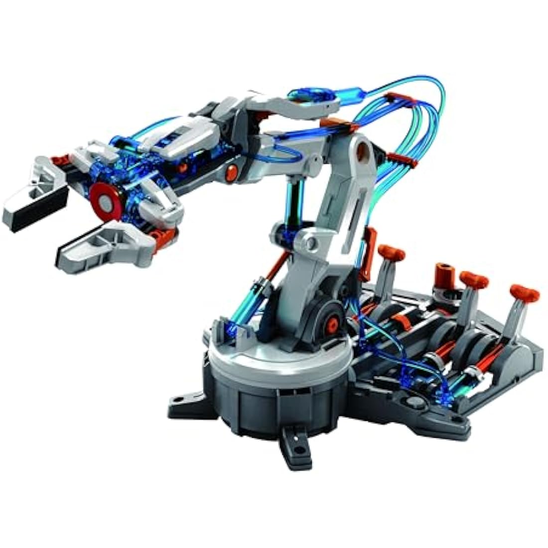 CONSTRUCT & CREATE Hydraulic Robot Arm DIY STEM Build Your Own Project Kit Set