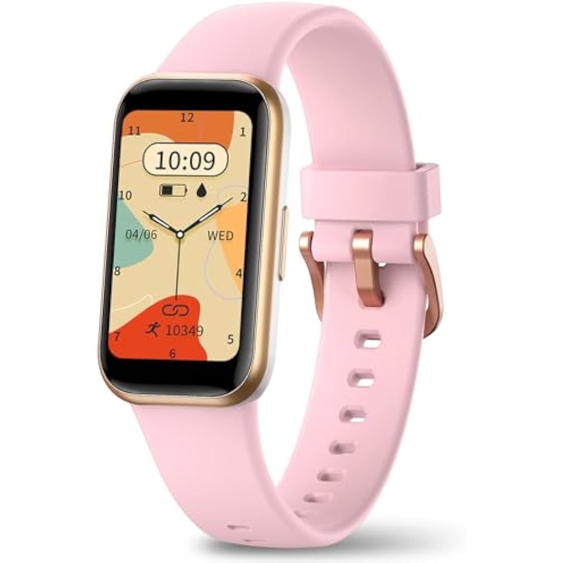 meoonley Fitness Tracker,IP68 Waterproof Activity Tracker,Pedometer,Heart Rate Sleep Monitor Health with Pedometer Alarm Clock