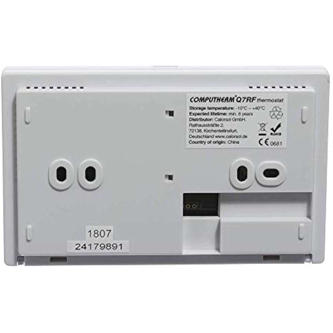 COMPUTHERM Q7RF Wireless Programmable Room Thermostat, Temperature Thermometer, Portable Thermostat, Economy & Comfort Mode