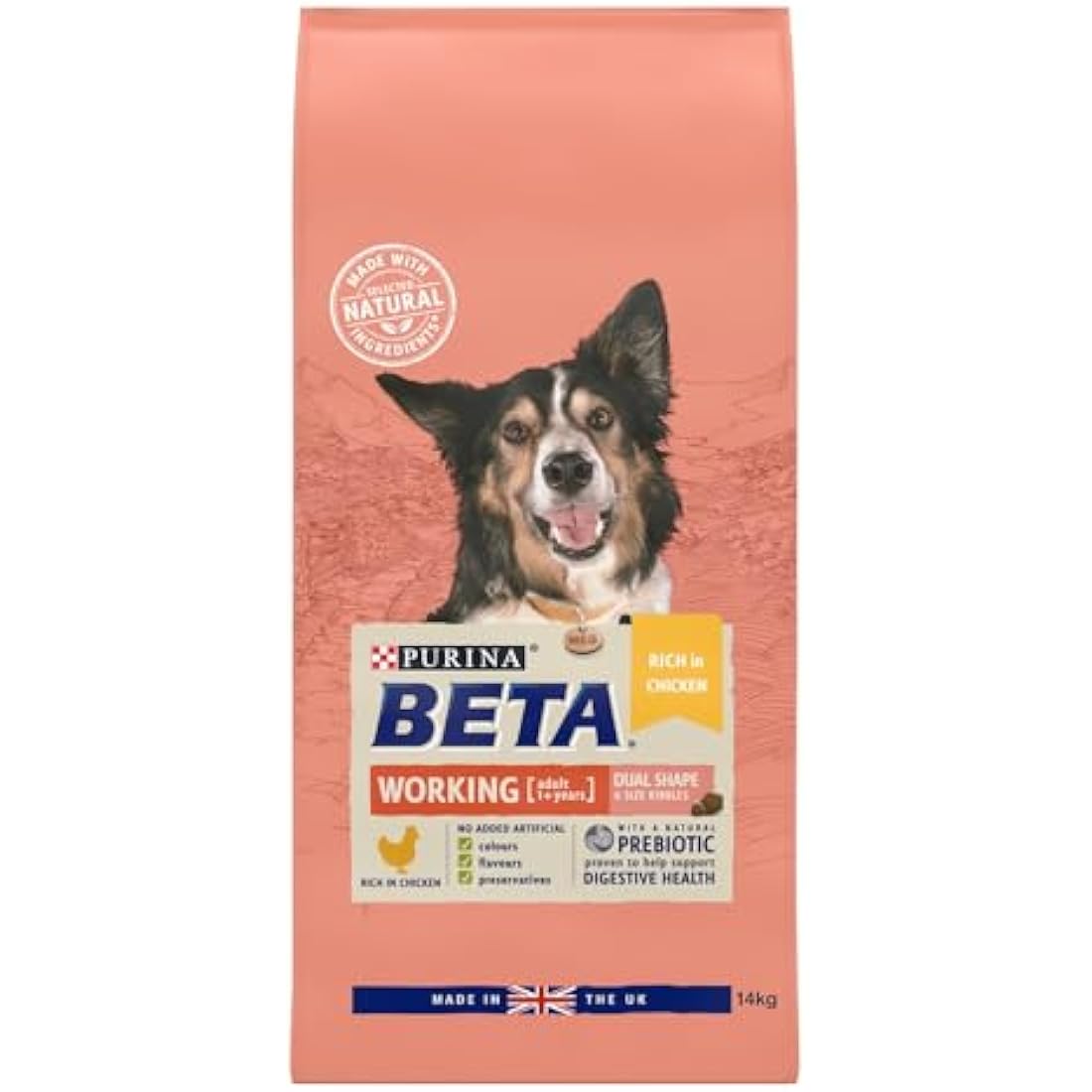 Beta Working Dog Chicken Dry Dog Food 14Kg