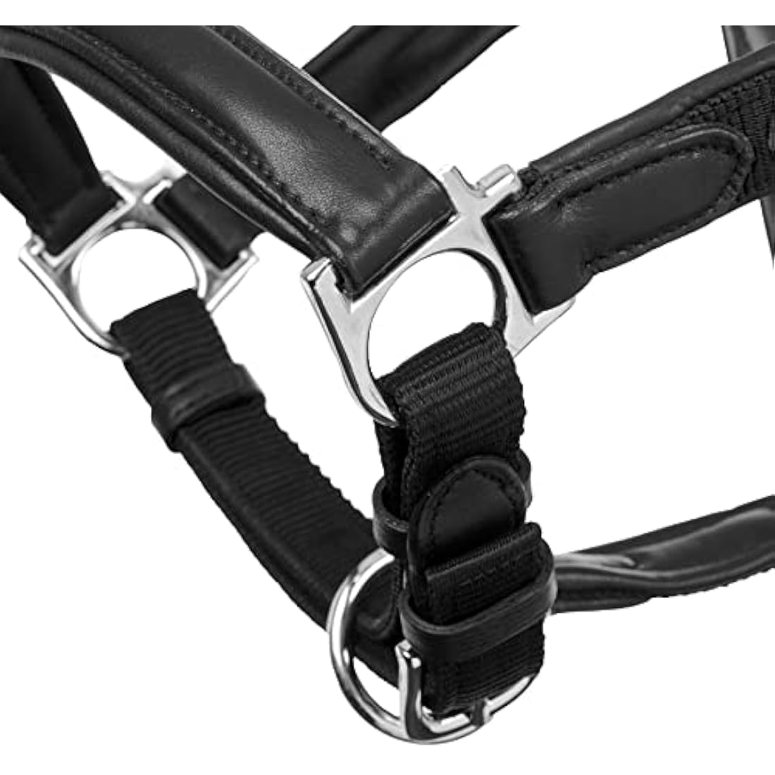 LeMieux Capella Headcollar for Horses - Leather/Nylon - Pressure Relief & Soft Touch